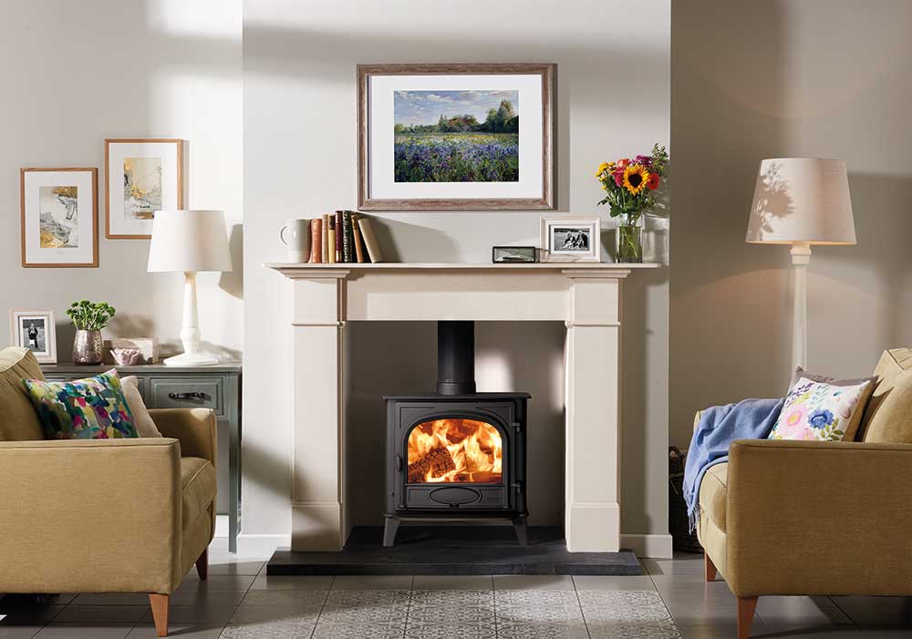 Stovax-Stockton-5W-single-door-woodburning-and-Claremont-Limestone-Mantel-lb Stovax-Stockton-5W-single-door-woodburning-and-Claremont-Limestone-Mantel-lb