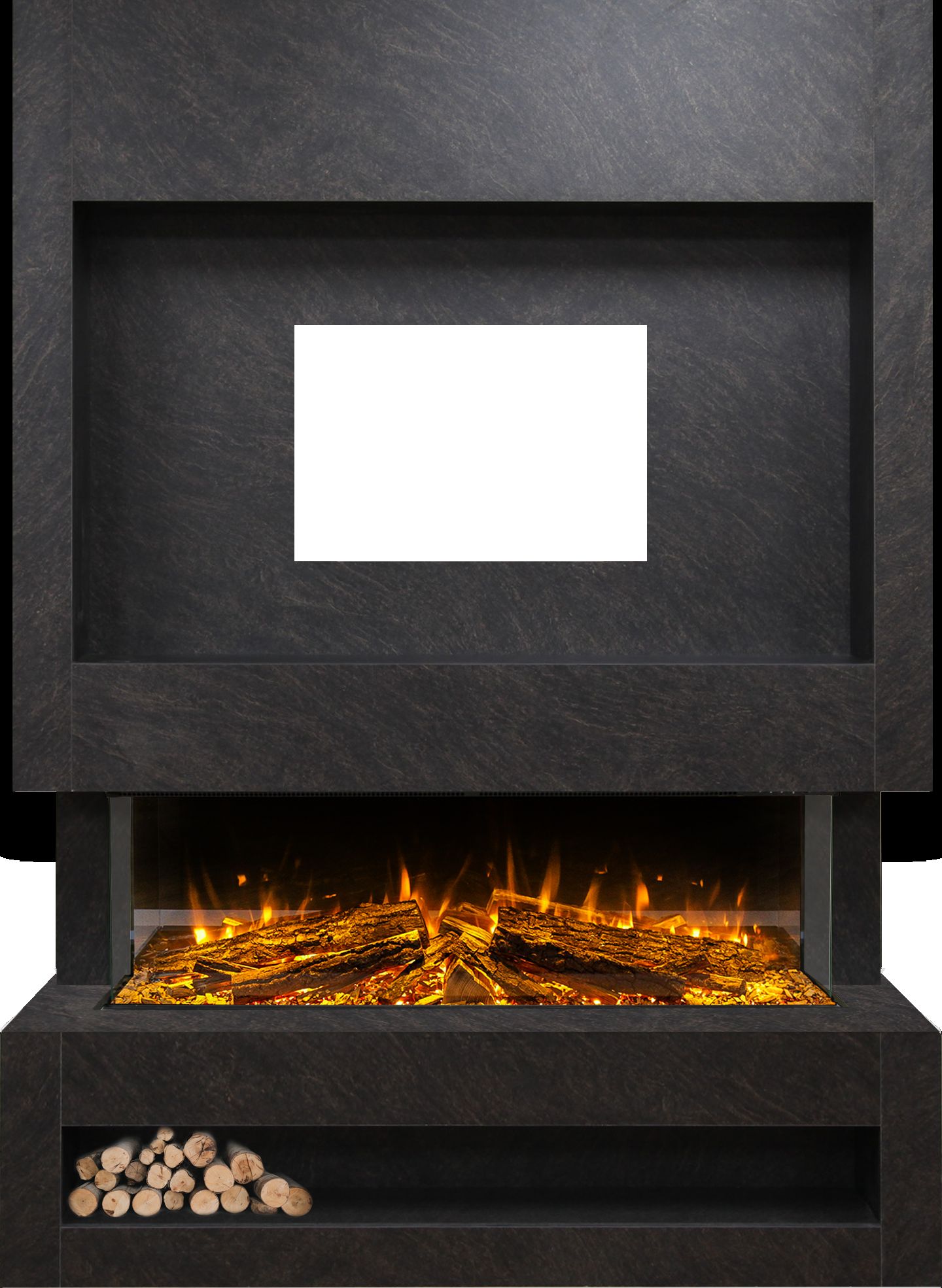DLX 1250 Media Wall Suite Slate cutout cut DLX 1250 Media Wall Suite Slate cutout cut