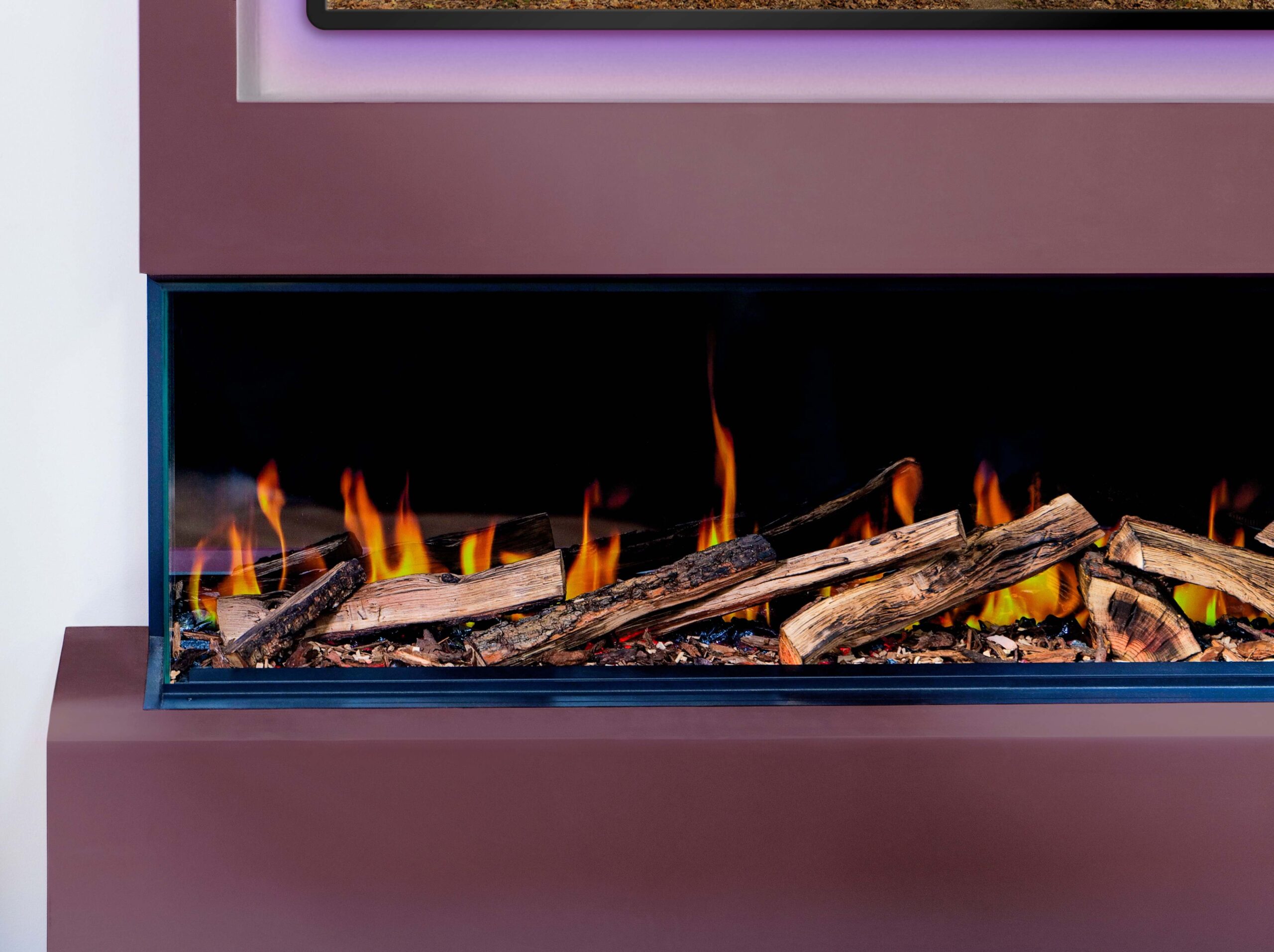 Luminosa 185 with Real Oak Premium Logs Right Angle Luminosa 185 with Real Oak Premium Logs Right Angle