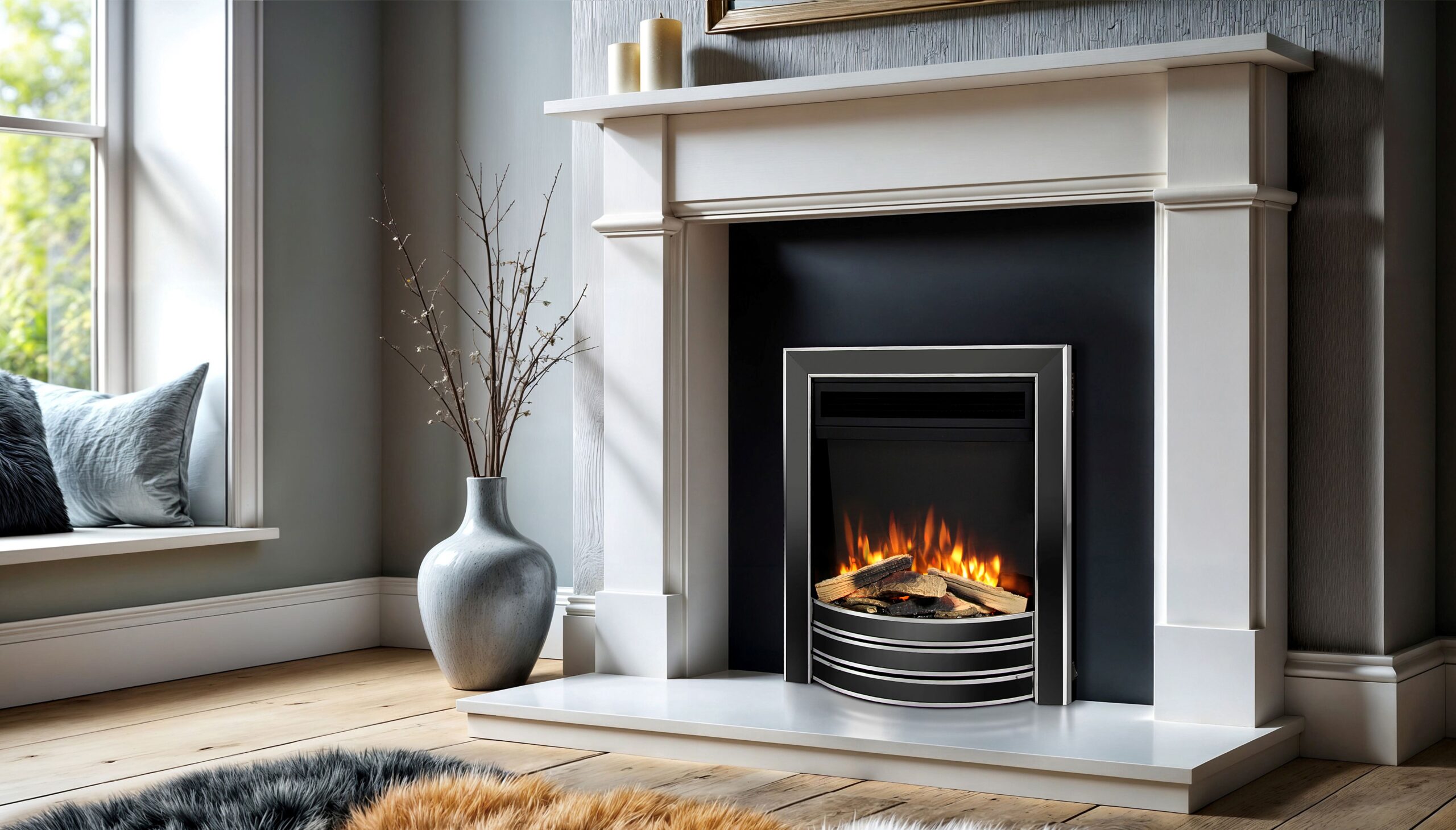 Proflame Autograph Black Nickel & Chrome trim Proflame Autograph Black Nickel & Chrome trim