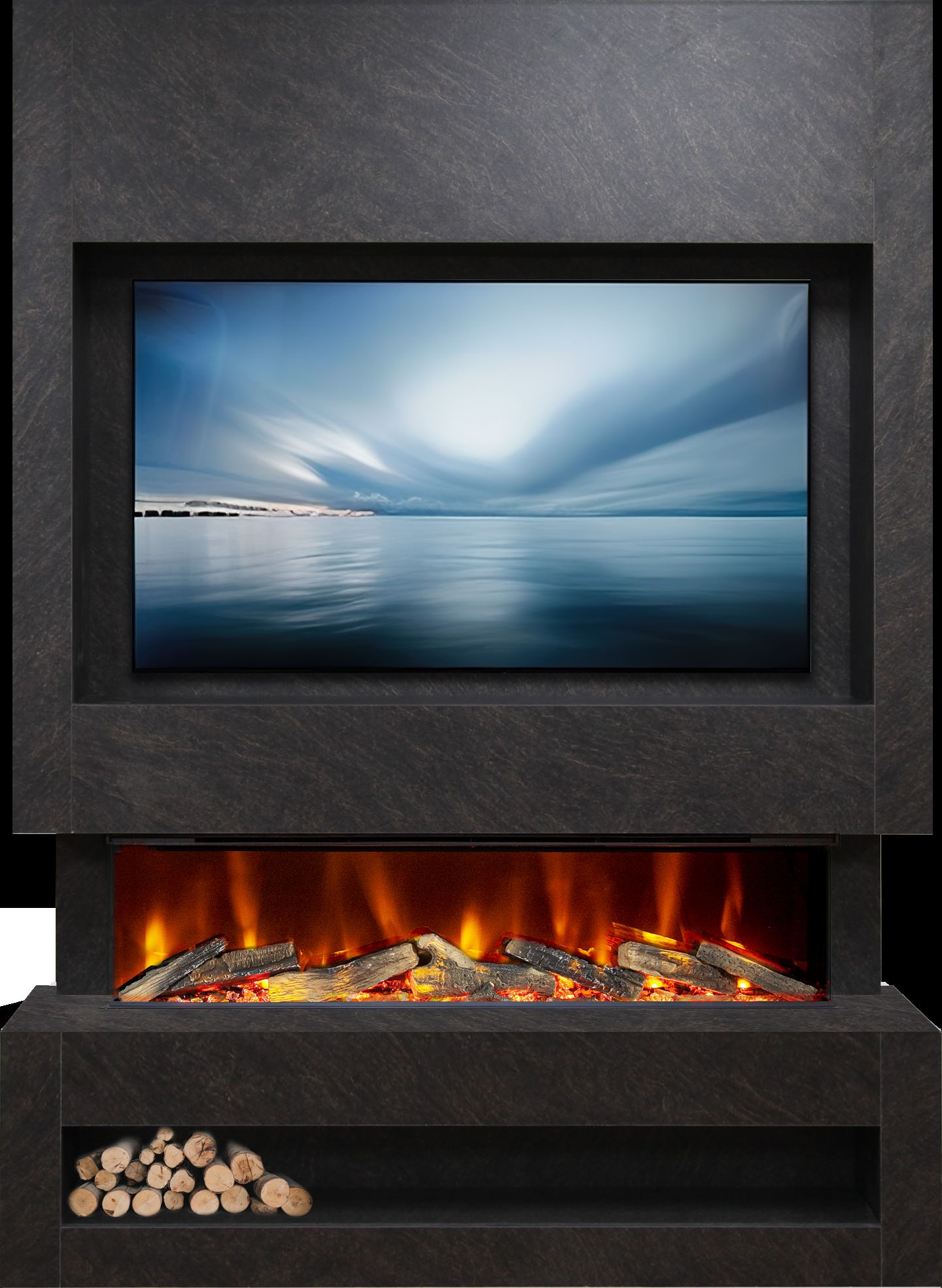 S1250 Media Wall Suite Slate tv cut S1250 Media Wall Suite Slate tv cut